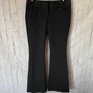 EXPRESS DESIGN STUDIO Pant Gray tweed Textured Flared leg Size 6